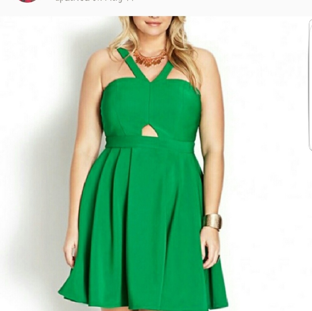 Pleated halter dress